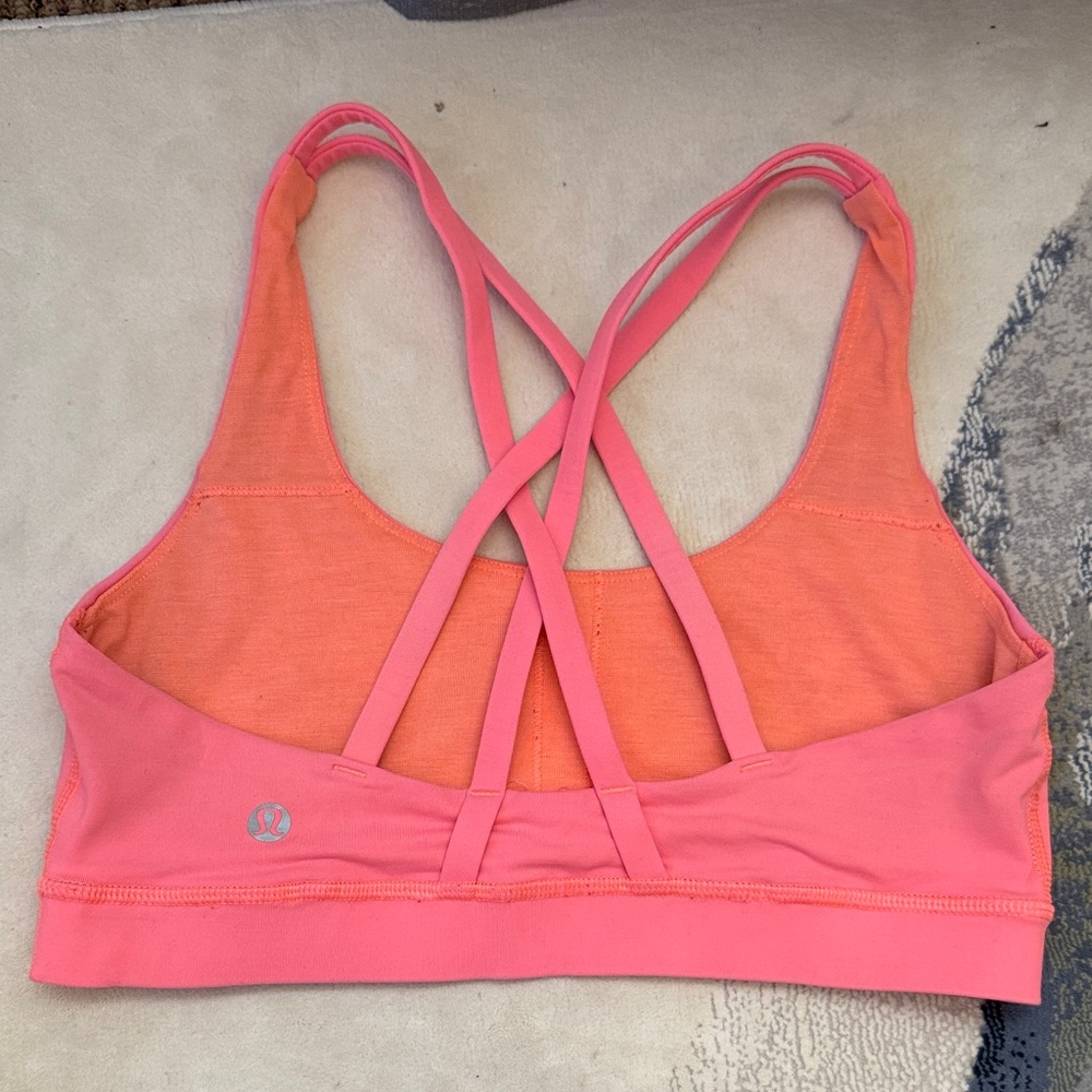 lululemon Pink Energy Sports Bra 6
